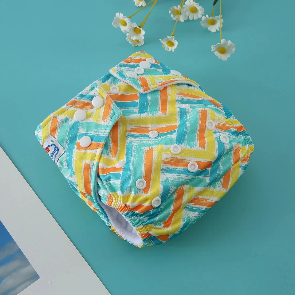 “Reusable Baby Cloth Diaper Panties Kids Washable Eco-Friendly Nappies One Size - Image 4 of 4