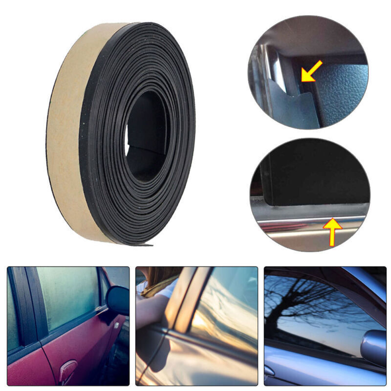 Car Window Protector Seal Weatherstrip Edge Car Door Glass Rubber