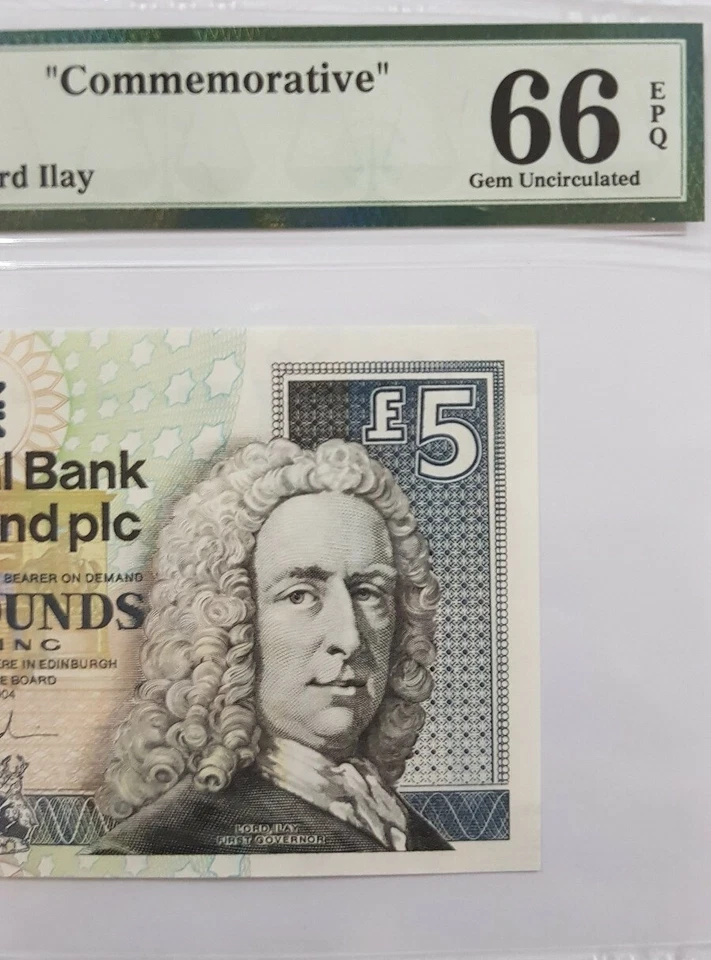 2004 Scotland 5 Pounds PMG66 EPQ GEM UNC <P-363> "Commemorative" - Image 3 of 4