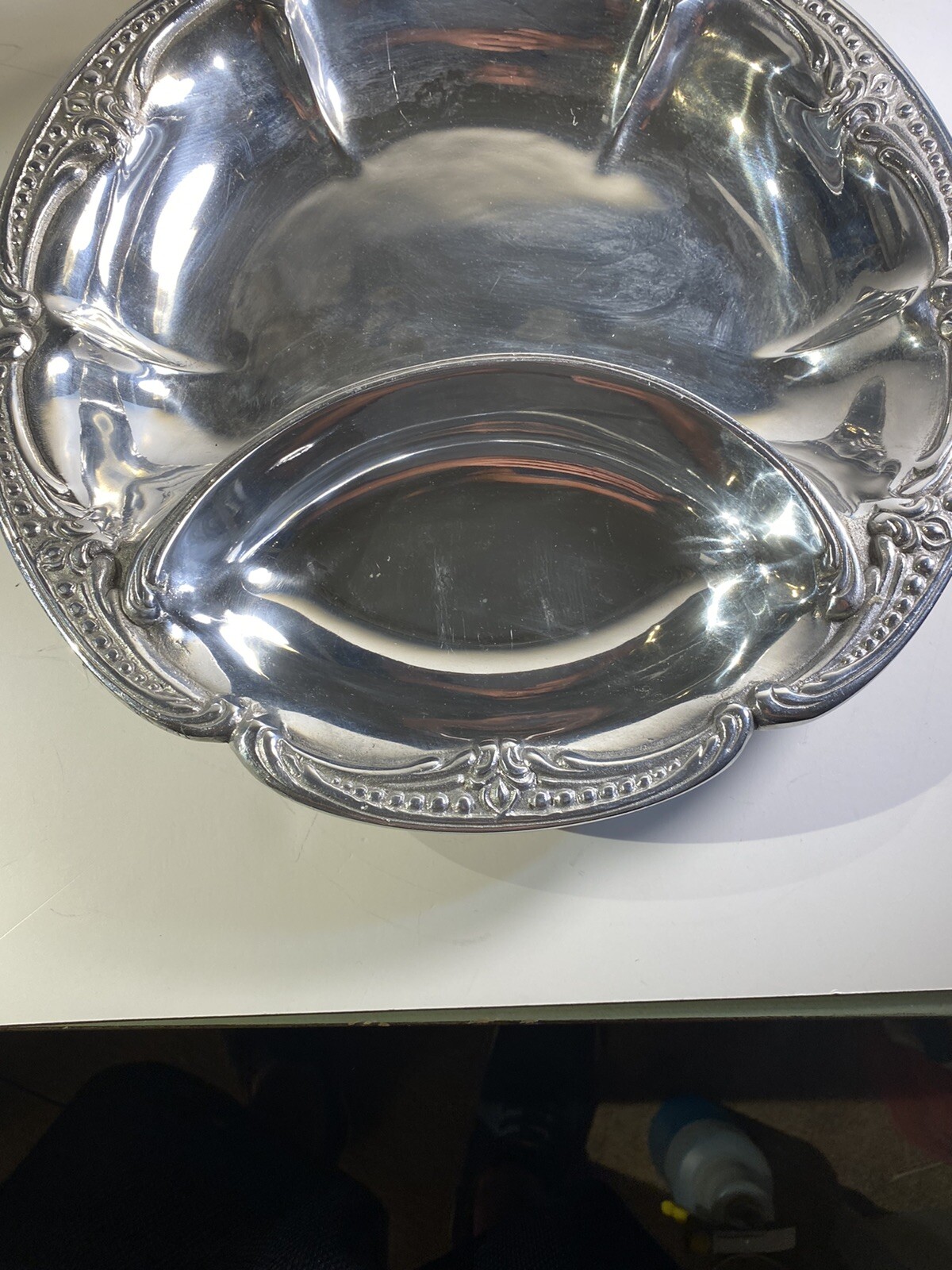 Wilton Armetale Chip And Dip Bowl From Juan Vela Studio 12.5 Inch Party