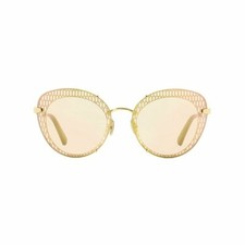 Roberto Cavalli RC 1141 32G Gold Mirrored Cat Eye Sunglasses Frame 63-17-140