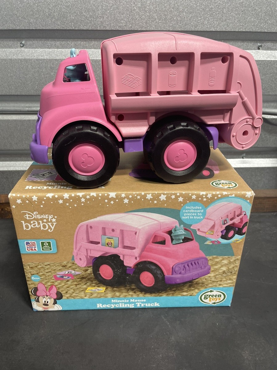 Green Toys Disney Baby Exclusive Minnie Mouse Recycling Truck Pink