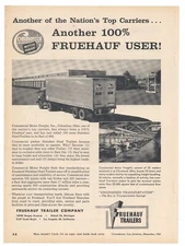 1961 Fruehauf Trailer Ad: Commercial Motor Freight Carriers of Columbus, OhiO
