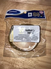 NCAA Notre Dame Gold Bracelet Wristband Fighting Irish HANNAH & FRIENDS Autism