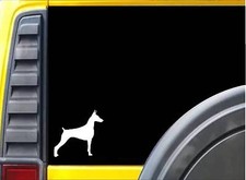 Doberman Sticker L401 6 inch pinscher rescue dog decal