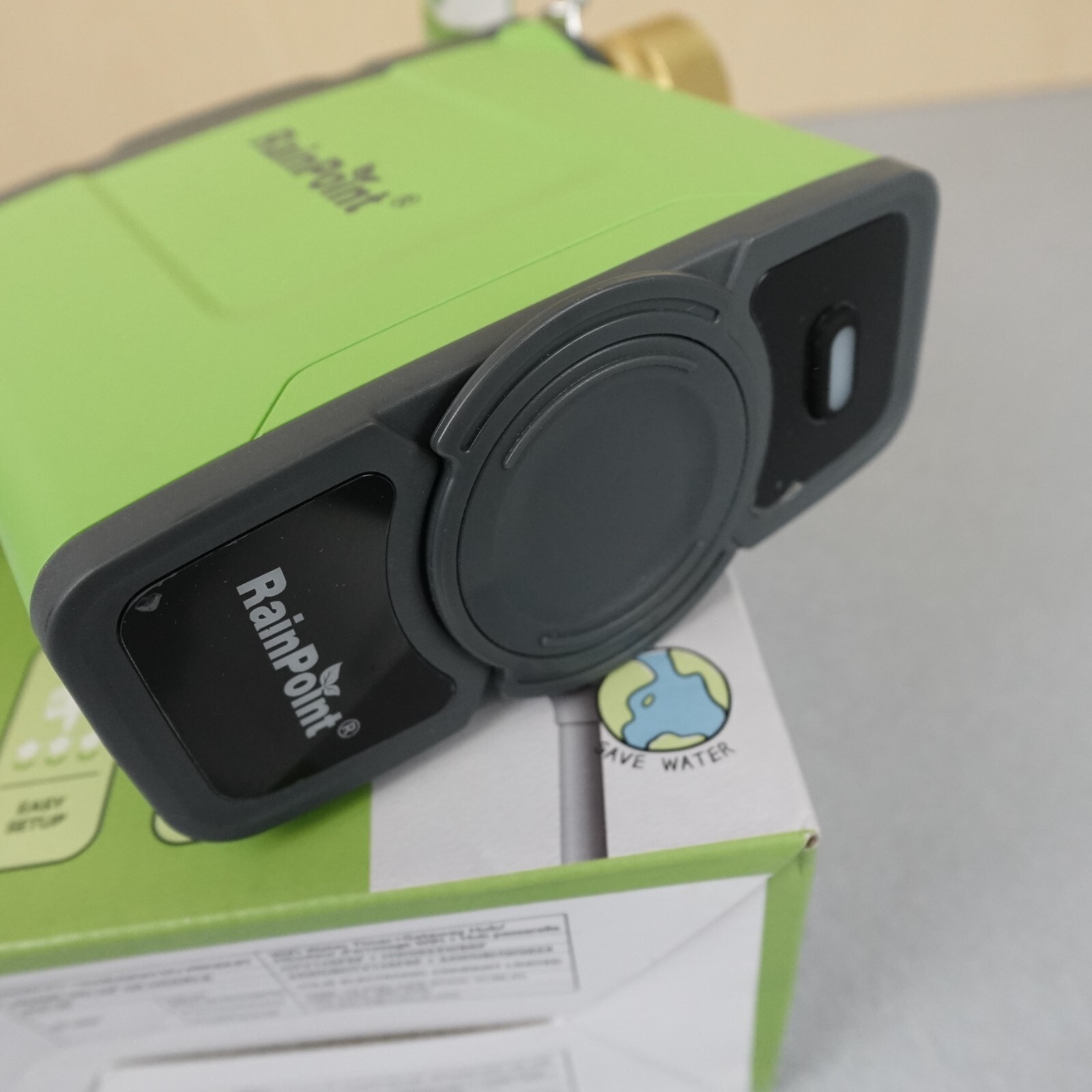 RAINPOINT WiFi Smart Sprinkler Timer WiFi Brass Inlet HTV145FRF 1 Zone OB