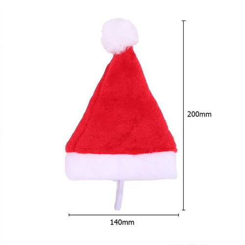 Sombreros de Navidad para Mascotas Perros Gato Navidad Rojo Fiesta Disfraz Santa Sombrero Fiesta Gorra - Imagen 2 de 12