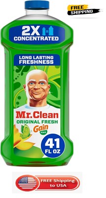 Mr. Clean 2X Concentrated Multi Surface Cleaner with Gain Original Scent, 41 fl