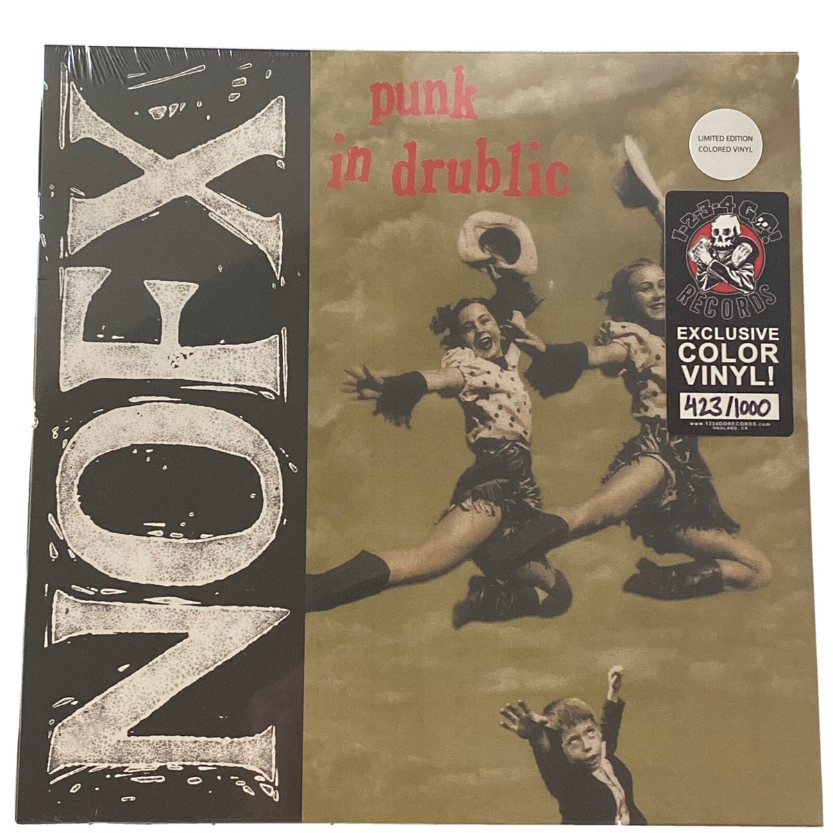 NOFX Punk In Drublic #423/1000 Gold & Black Marbled Vinyl