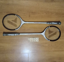 Vintage Pro Kennex 180 Wooden Squash Rackets - Pair of Mid-Size - Unused