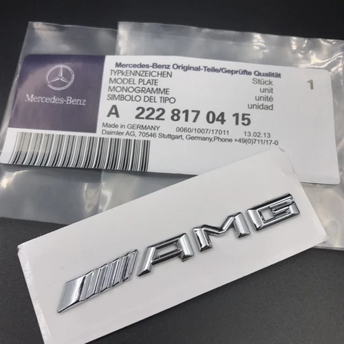 Mercedes AMG Emblem für Mittelkonsole Armaturenbrett Innenausstattung aufkleber - Bild 3 von 4