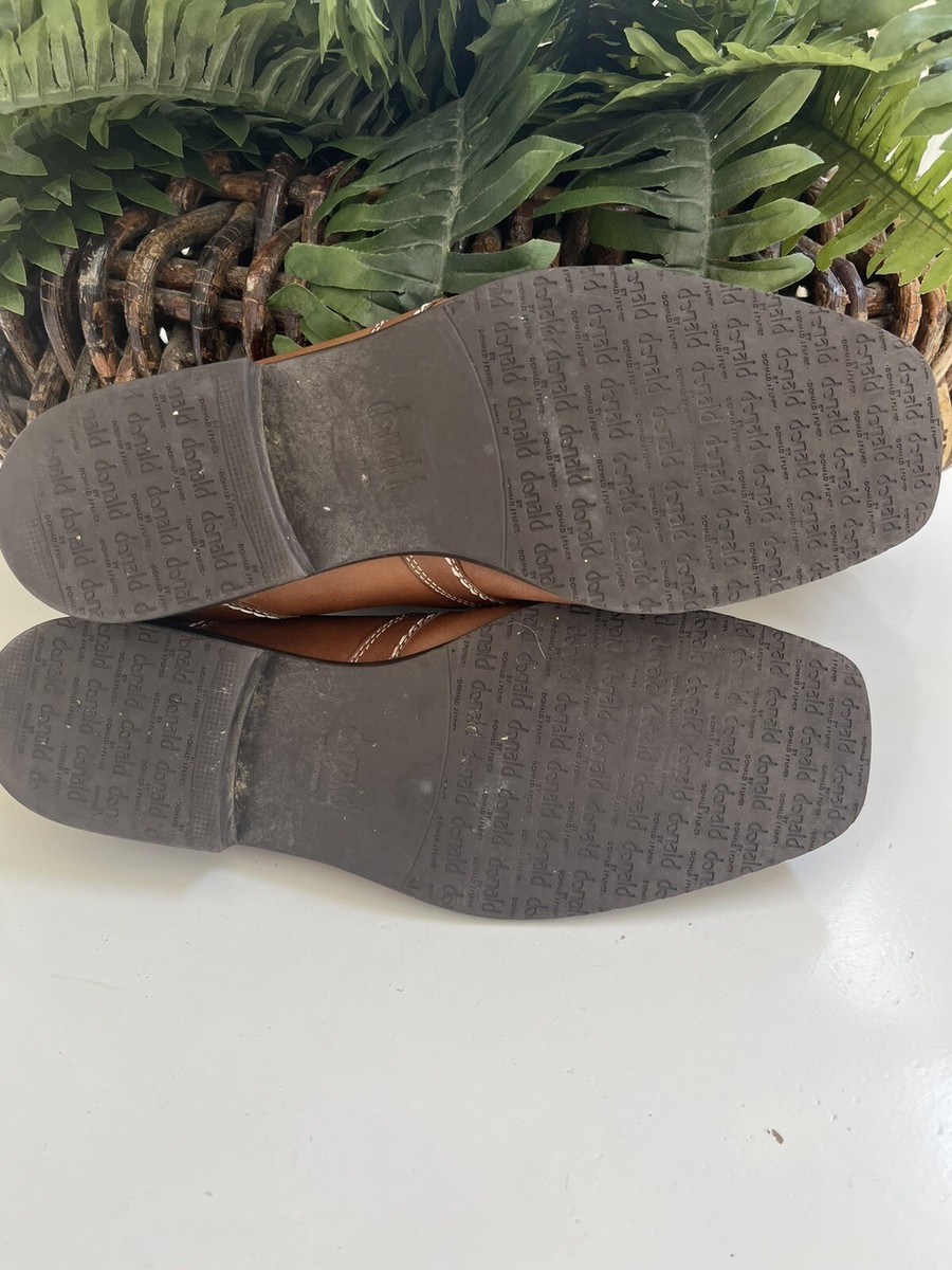 Donald J Pliner Men’s Distressed Tan Leather Slip-On Loafers Casual Size 10.5 Donald J Pliner Men 10 products for sale | eBay main image 3