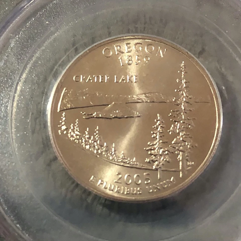 2005-P OREGON 25 CENTS PCGS MS68SF  - Image 3 of 4