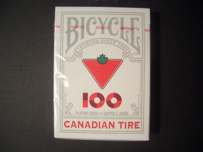 Bicycle Deck of Playing Cards, Canadian Tire, Celebrating 100 Years, USPCC