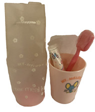 New Old Stock Vtg 1976 Sanrio MELODY Toothbrush Kit  Toothbrush Japan  4713