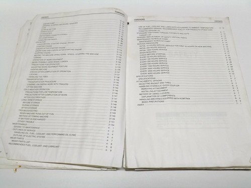 Komatsu WA320-6 Wheel Loader Operation & Maintenance Manual TEN00235-05 - Picture 5 of 5