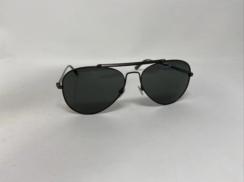 CALVIN KLEIN CK8032s 015 58/15/140 ITALIA GUNMETAL CON LENTE VERDE OSCURO AVIADOR H62 Foto 4 de 4