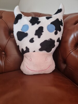 Formkissen, Tierkissen, Kuschelkissen, Kuh, blauäugige, selbstgefertigt