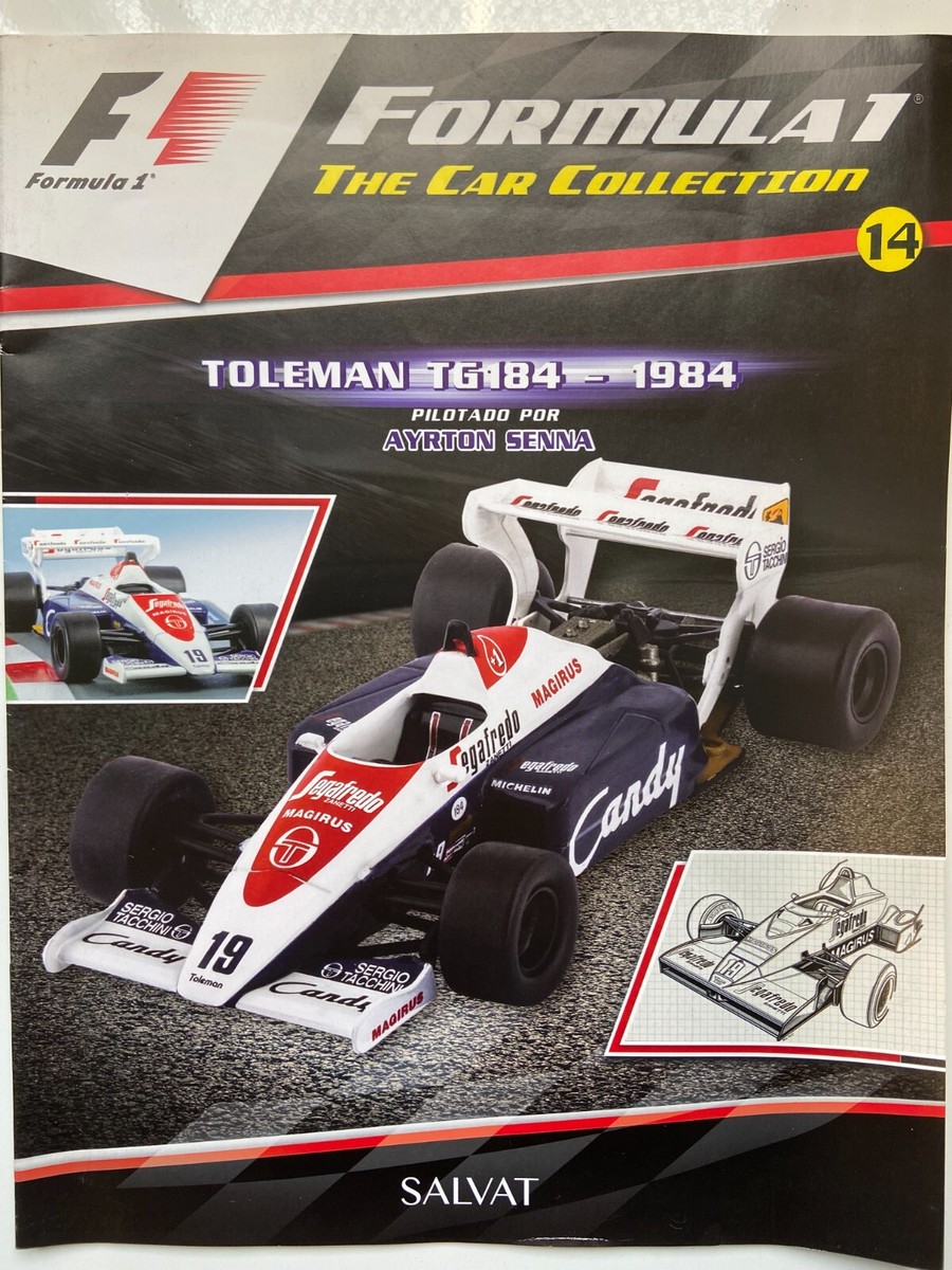AYRTON SENNA TOLEMAN TG184 1984 (SCALE 1:43) FORMULA 1 CAR