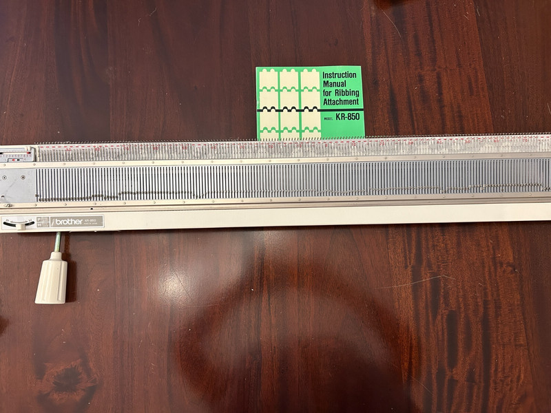Brother Knitting Machine Ribber KR-850 and Racking Handle PARTS ONLY