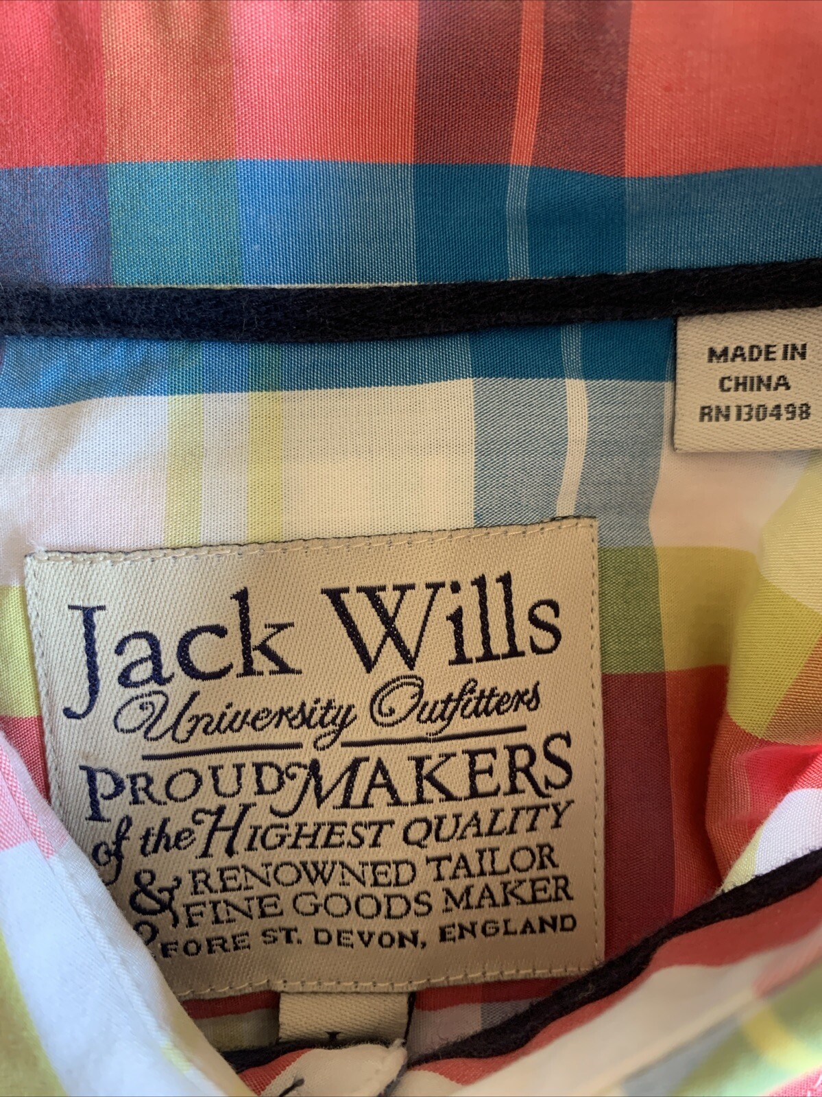 Jack Wills Madras Button Down Collared Shirt - image 4