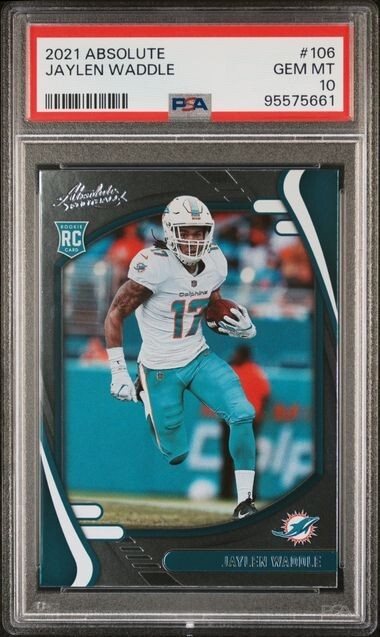 Jaylen Waddle Panini Absolute #106 Base