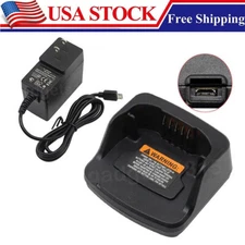 Battery Charger Set For Motorola RMU2040 4CH UHF Two-Way Radio RMU2040BHLAA NEW