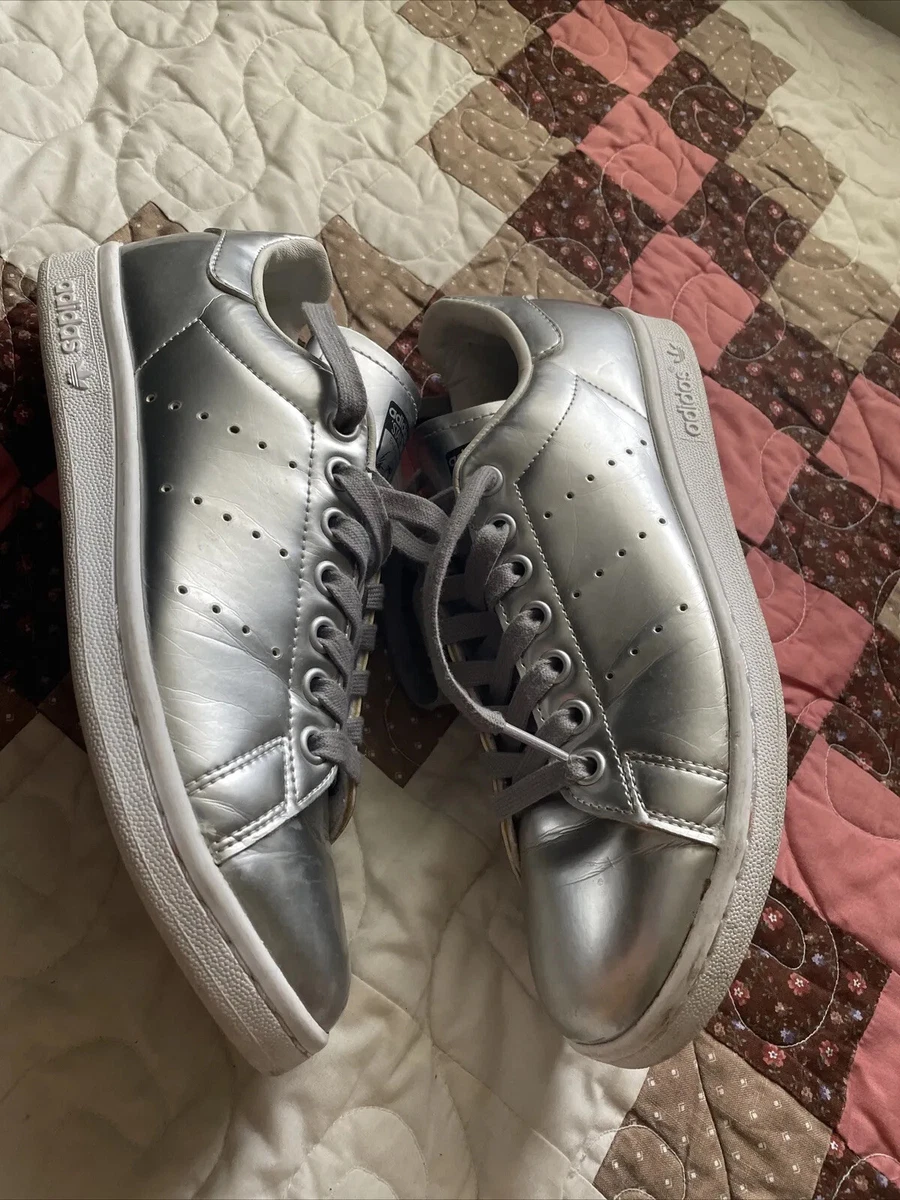 Size - adidas Stan Smith Silver Tenis Shoes | eBay