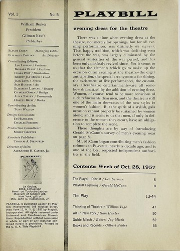 The Square Root of Wonderful - Broadway Playbill - Oct 1957 - Anne Baxter - Picture 2 of 3