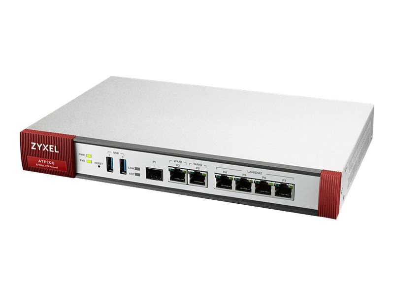 ZyXEL ATP200 2000 Mbit/s 500 Mbit/s 40 Gbit/s 10 ATP200-EU0102F