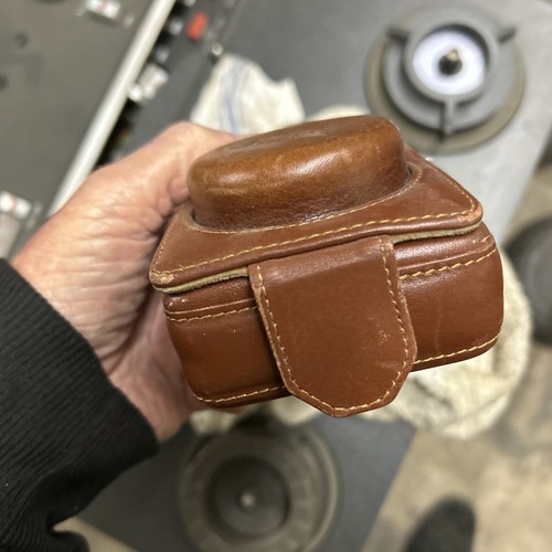 LEICA LEATHER CASE Vintage Leica Shoulder Strap Brown Excellent Original Clean - Picture 7 of 11