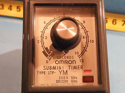 Omron STP-YM 10s 200VAC Subminy Timer