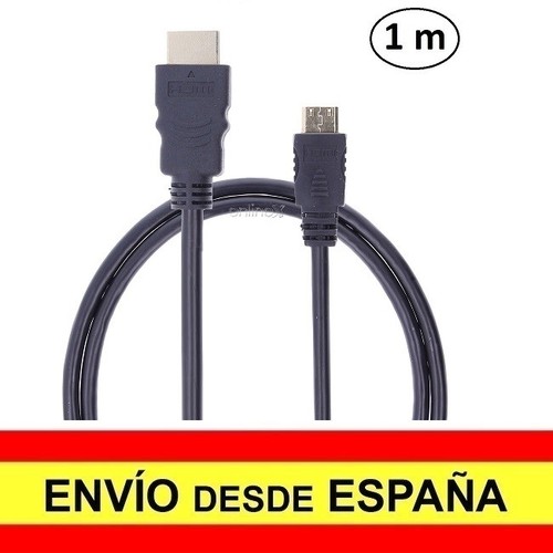 Cable HDMI a Mini HDMI para Smartphone 1.4 Full HD Baño 1 metro a1636 |