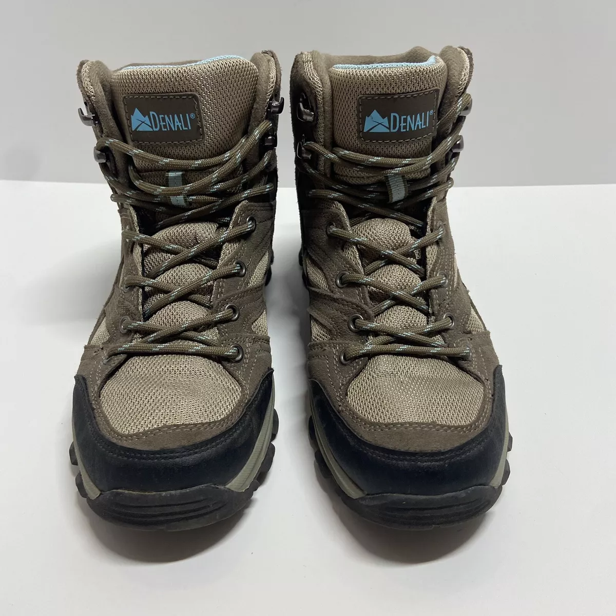 DENALI Hiking Brown Leather Womens Boots Size 8 A16U123C 12 GREAT CONDITION