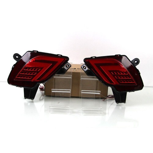 LED Rear Bumper Reflector Fog Brake Turn Indicator Lights For Mazda CX-5 2012-16 - Picture 5 of 10