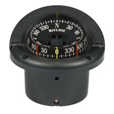 Ritchie Helmsman Black Flush Mount Compass | HF-743