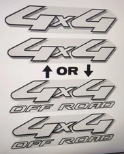 PAIR 4x4 or 4x4 Off Road Decals fit 2004-2008 F150 F250 F350 Ranger TOP QUALITY