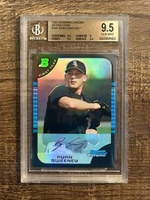 2005 Bowman Chrome Refractor #191 Ryan Sweeney RC BGS 9.5 Gem Mint 💎