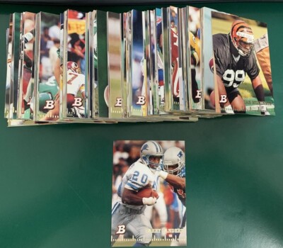 1994 Bowman Football SET BREAK singles #201-390, stars, commons, rookies, HOFers