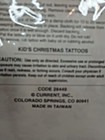 Christmas Temporary Tattoo for Kids 2 Sheets Current new — photo 4