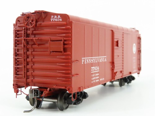 HO Scale Rapido 123001-6 PRR Pennsylvania Keystone Single Door Box Car #77634 - Picture 6 of 12