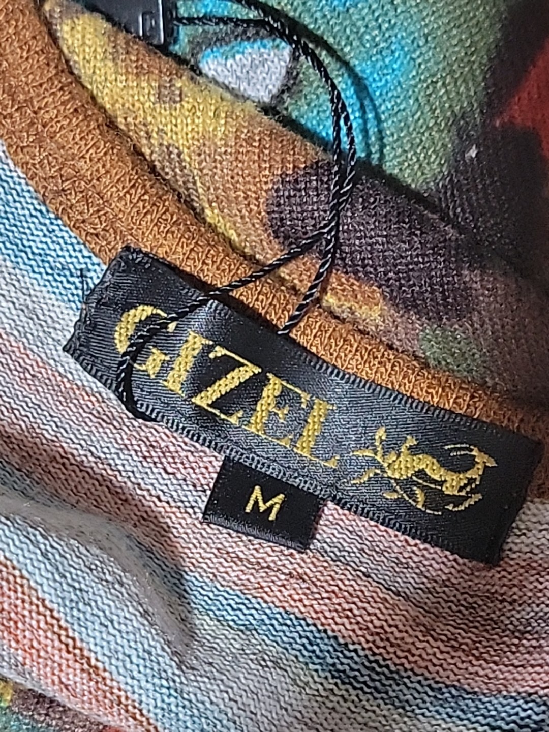 GISEL Funky Boho Patchwork Size M Women's Dress #C - image 8