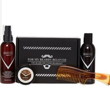 Men Rock Soothing Beardy Beloved Blade Shunners Beard Care Kit Xmas Gift Sets 