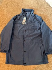 BNWT Original Puffa Jacket Mens Blue Waterproof Breathable Jacket / Coat - M