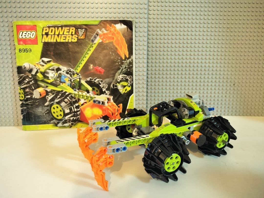 LEGO Power Miners Claw Digger 8959 In 2009 Used Retired W/Manual