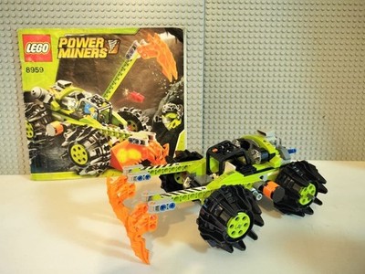 シカゴ 2008-2009年版 LEGO Power Miners Claw Digger 8959 In 2009 Used Retired W/Manual