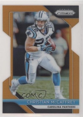 2018 Panini Prizm Orange Prizm 98/249 Christian McCaffrey #172 id4