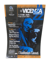 Maynard Ferguson Poster Vicenza Jazz Festival Italy 2003 Laminated Rare VTG