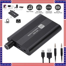 Portable HiFi Headphone Amplifier Amp 3.5mm Headset Amplifier Two-Stage GAIN USA