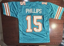 Miami Dolphins, Jaelan Phillips, Signed XL Custom Jersey, Beckett Authenticated 